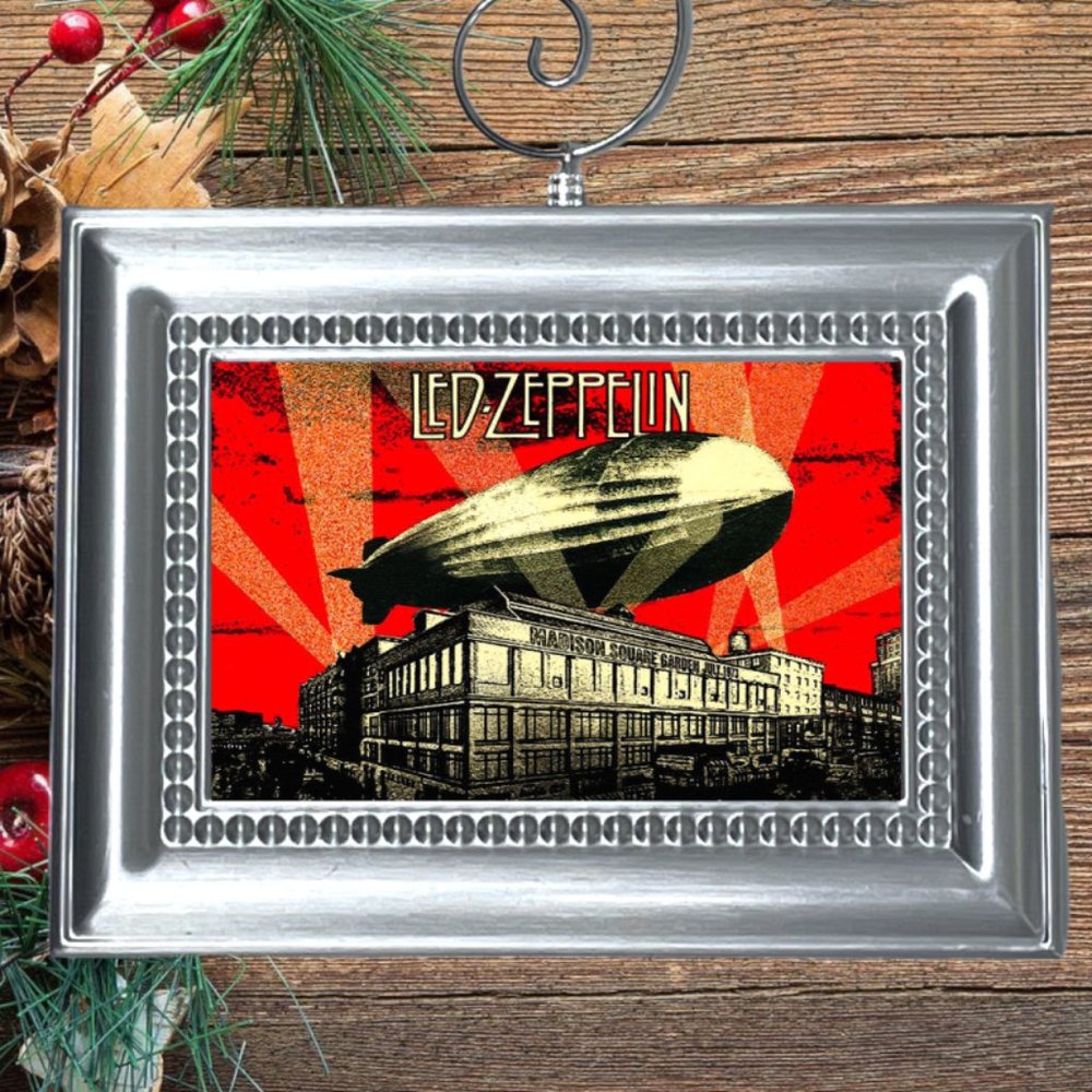 Led Zeppelin Rock Band Christmas Tree Ornament